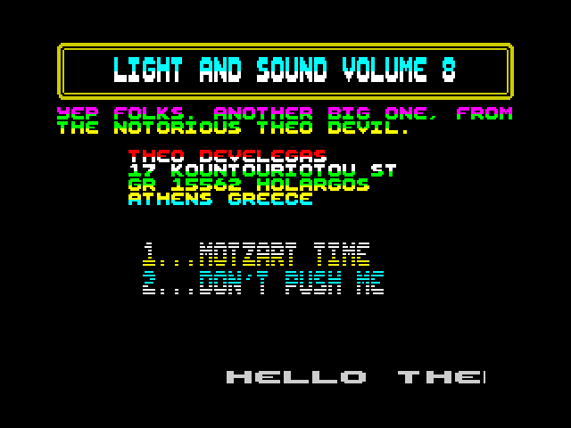 Light and Sound Volume 8 image, screenshot or loading screen