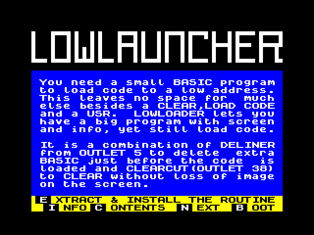 Lowlauncher image, screenshot or loading screen
