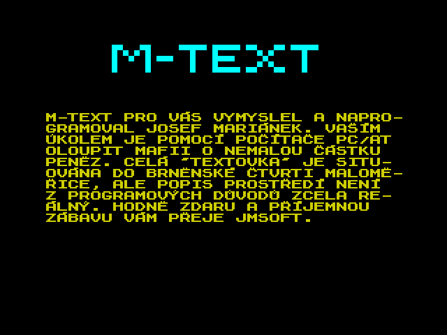 M-Text image, screenshot or loading screen