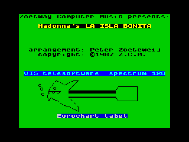 Madonna's La Isla Bonita image, screenshot or loading screen