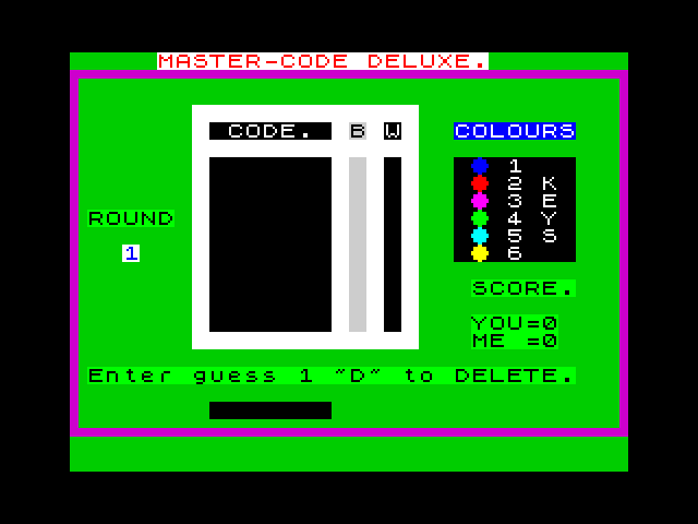 Master-Code Deluxe image, screenshot or loading screen