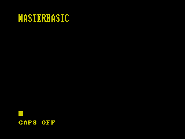 MasterBASIC image, screenshot or loading screen
