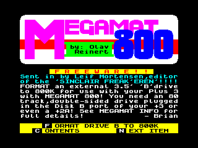 Megamat 800 image, screenshot or loading screen