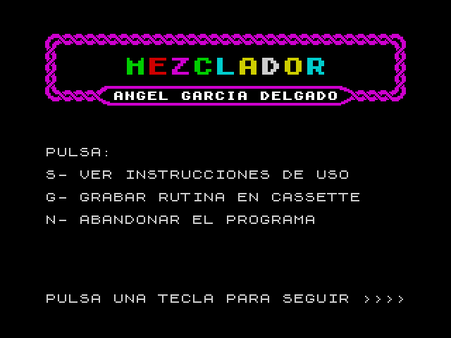 Mezclador image, screenshot or loading screen