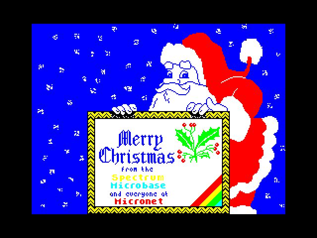 Micronet Christmas Card image, screenshot or loading screen