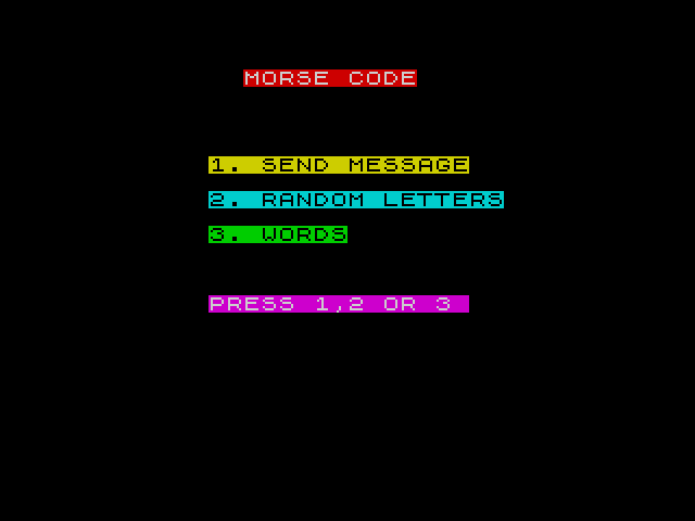 Morse Code image, screenshot or loading screen