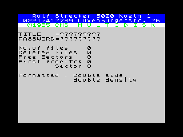 Multi Disk image, screenshot or loading screen