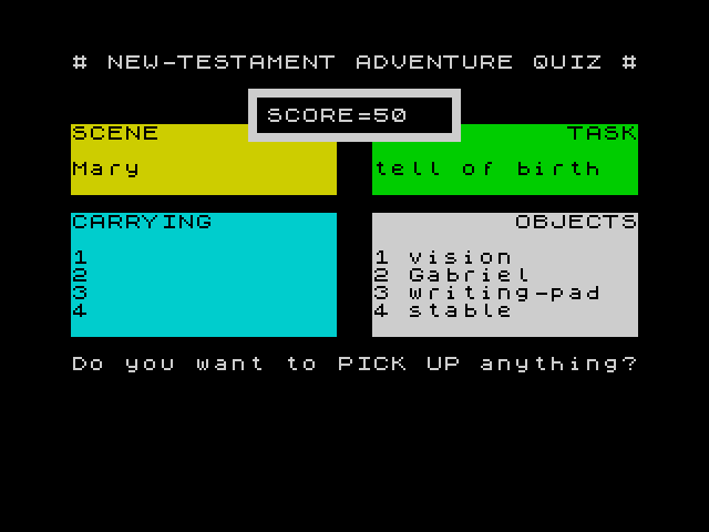 New Testament Adventure Quiz image, screenshot or loading screen