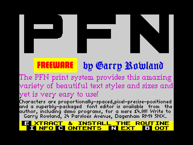 PFN image, screenshot or loading screen