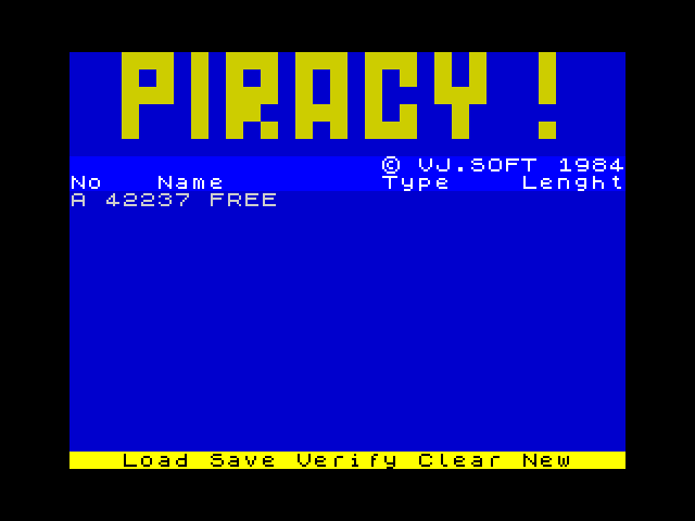 Piracy Copy image, screenshot or loading screen