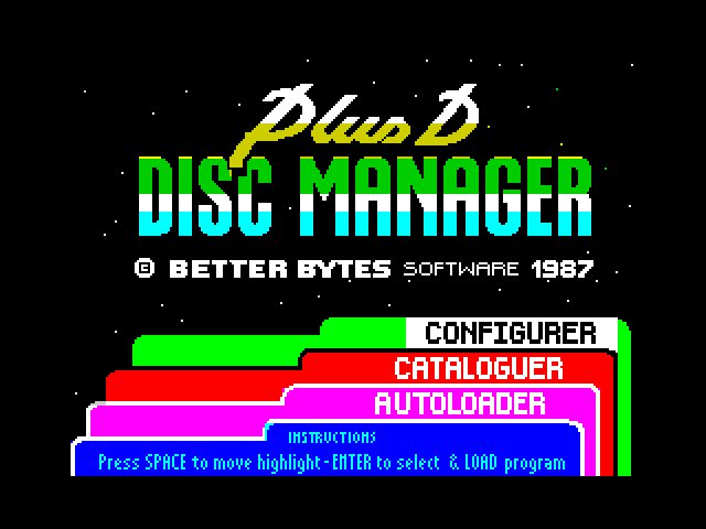 Plus D Disc Manager image, screenshot or loading screen