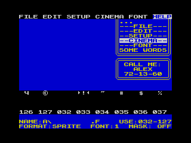 Professional Font Editor image, screenshot or loading screen