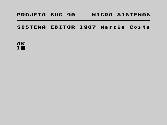 Projeto BUG90 image, screenshot or loading screen