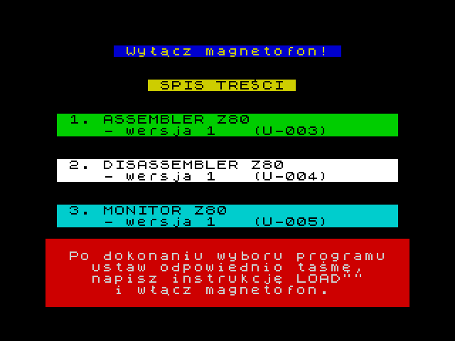 Programy Uzytkowe Zestaw U-02 image, screenshot or loading screen