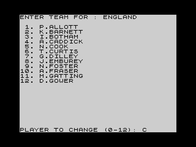 Revised Champions of Cricket 1993 image, screenshot or loading screen