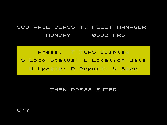 Scotrail Class 47 Manager image, screenshot or loading screen