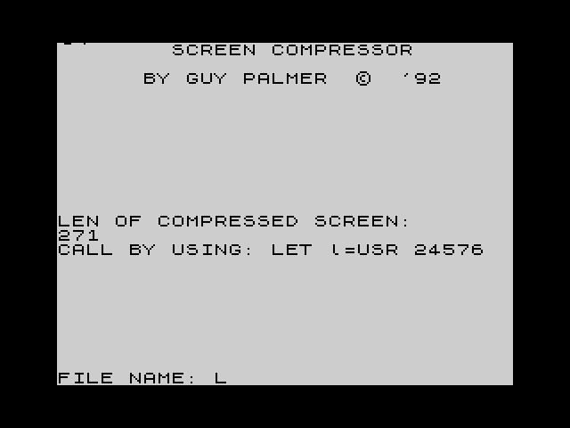 Screen Compressor image, screenshot or loading screen
