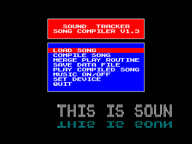 Soundtracker Song Compiler image, screenshot or loading screen
