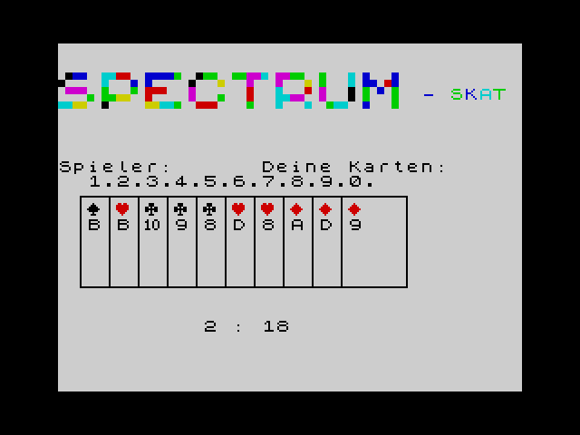 Spectrum-Skat image, screenshot or loading screen