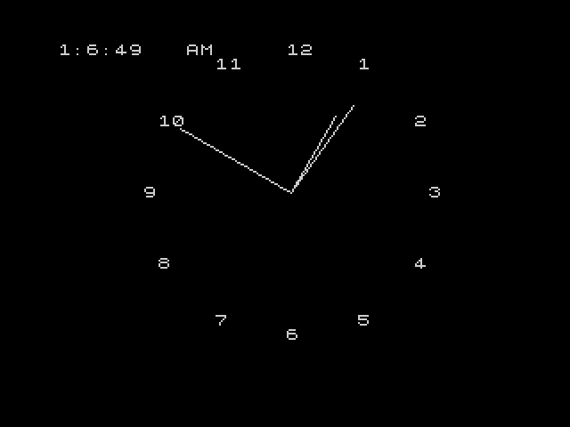 Spectrum Clock image, screenshot or loading screen