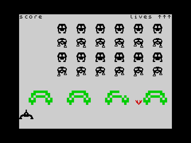Spectrum Invaders image, screenshot or loading screen