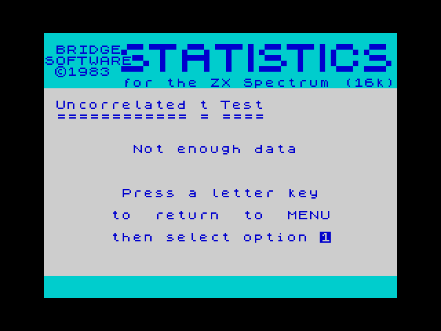 Statistics image, screenshot or loading screen