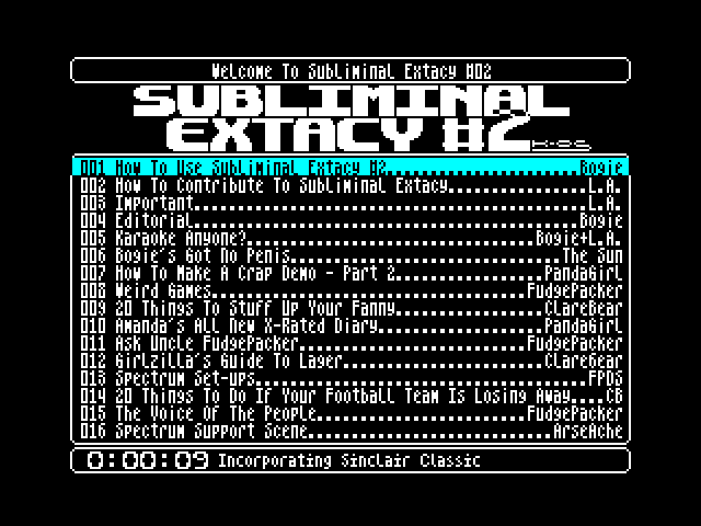 Subliminal Extacy 2 image, screenshot or loading screen