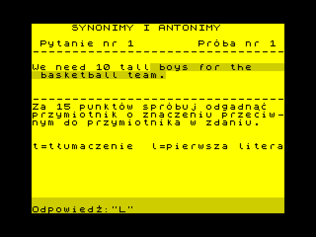 Synonimy i Antonimy image, screenshot or loading screen