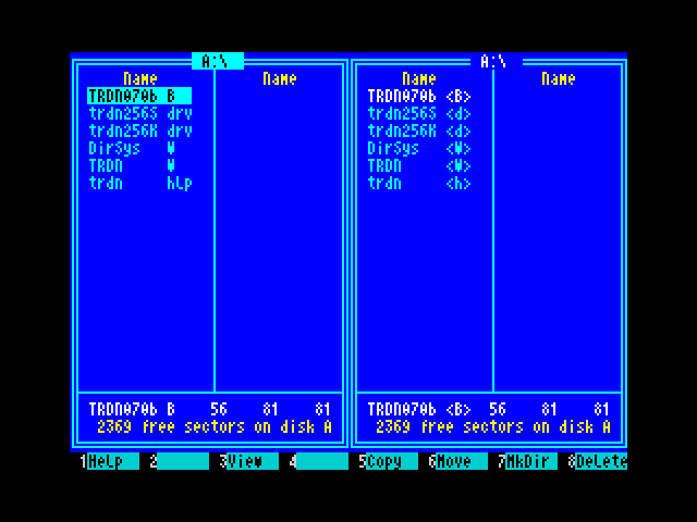 TR-DOS Navigator image, screenshot or loading screen