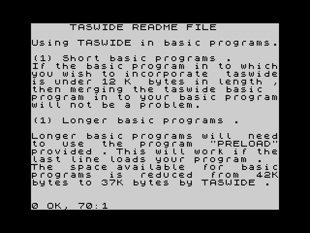 Taswide image, screenshot or loading screen