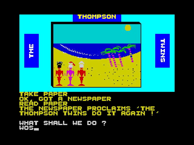 The Thompson Twins Adventure image, screenshot or loading screen