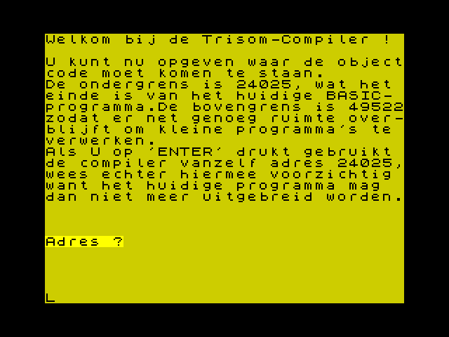 Trisom-Compiler 100.01 image, screenshot or loading screen
