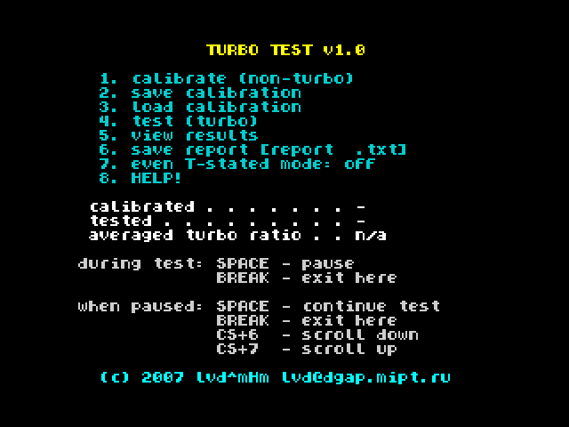 Turbo Test image, screenshot or loading screen