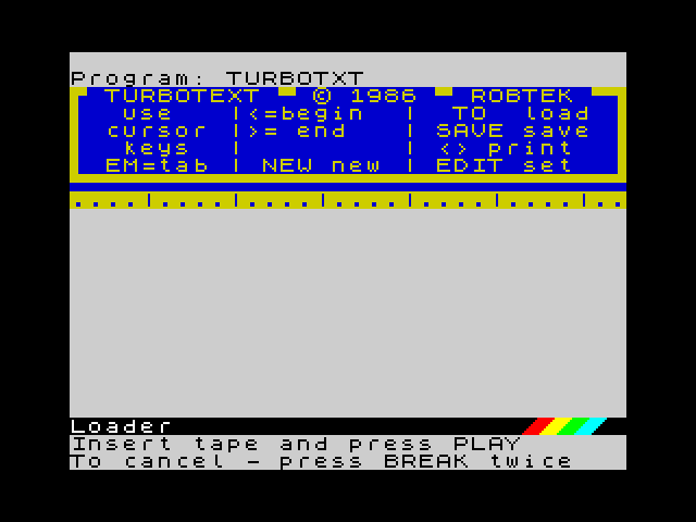 Turbo Text image, screenshot or loading screen