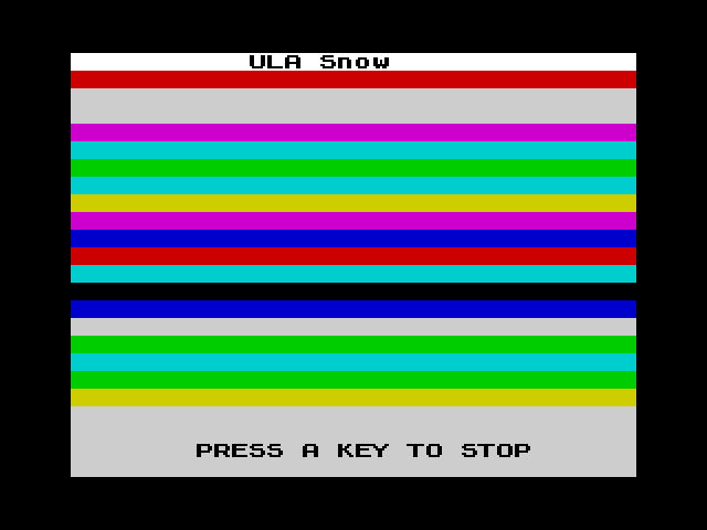 ULA Snow image, screenshot or loading screen