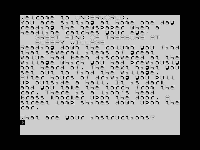 Underworld - The Village image, screenshot or loading screen