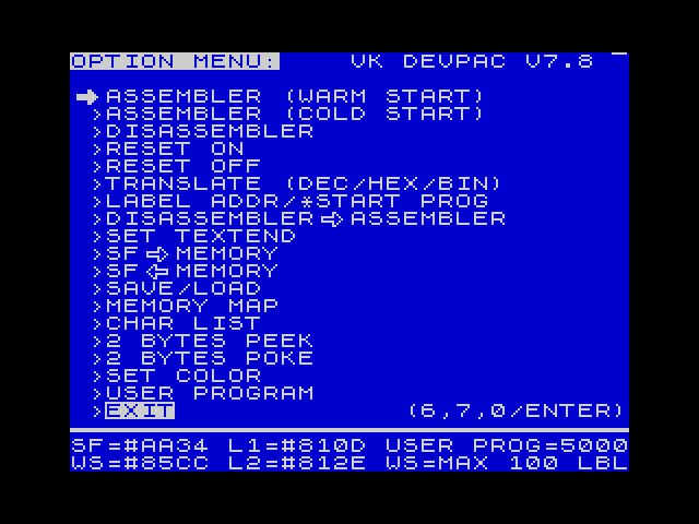 VK Devpac 7.8 image, screenshot or loading screen