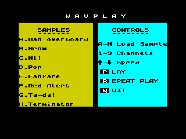 Wavplay No. Three image, screenshot or loading screen
