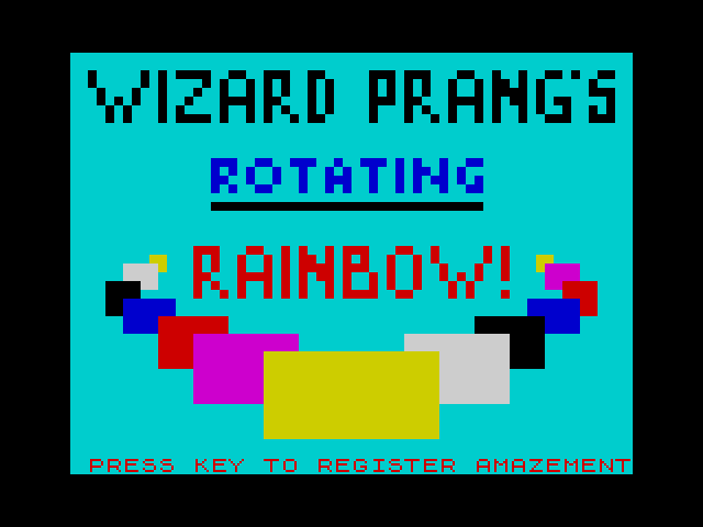Wizard Prang's Rotating Rainbow image, screenshot or loading screen