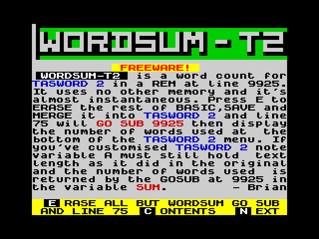 Wordsum-T2 image, screenshot or loading screen