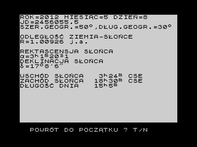Wschody i Zachody Slonca image, screenshot or loading screen