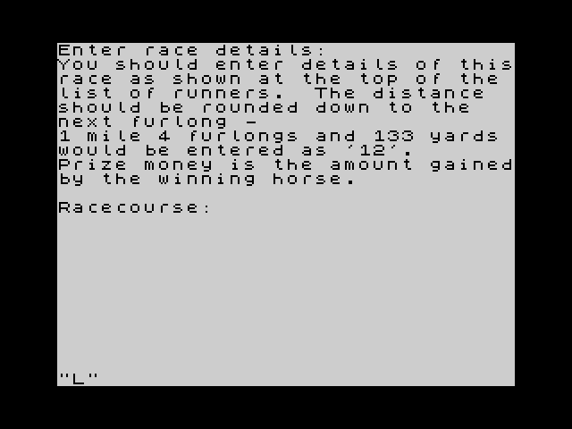 Z5 Horse Race Forecast image, screenshot or loading screen