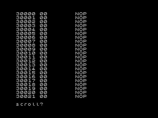 Z80-Disassembler image, screenshot or loading screen
