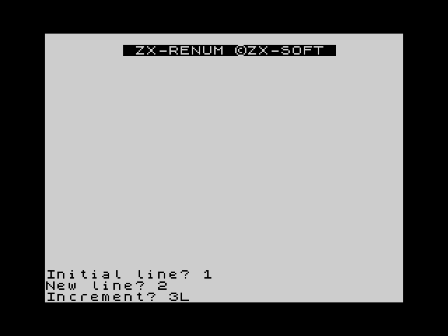ZX-RENUM image, screenshot or loading screen