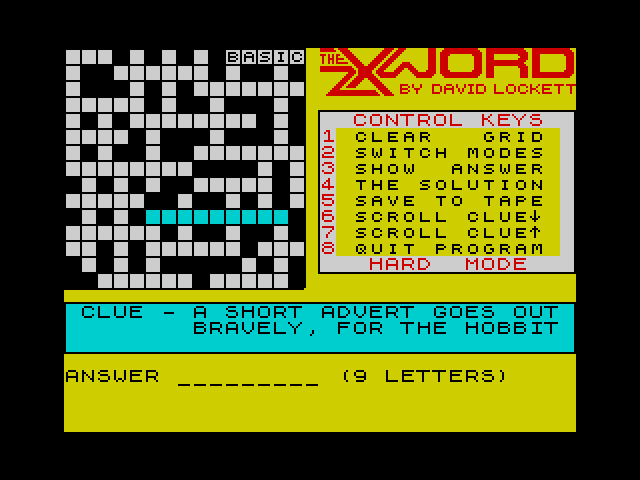 The ZX-Word image, screenshot or loading screen
