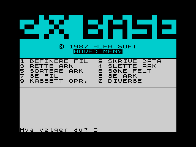 ZX Base image, screenshot or loading screen