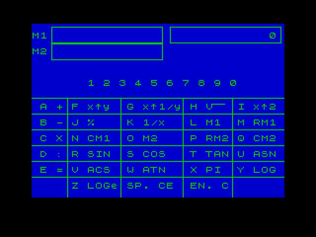 ZX Calc image, screenshot or loading screen