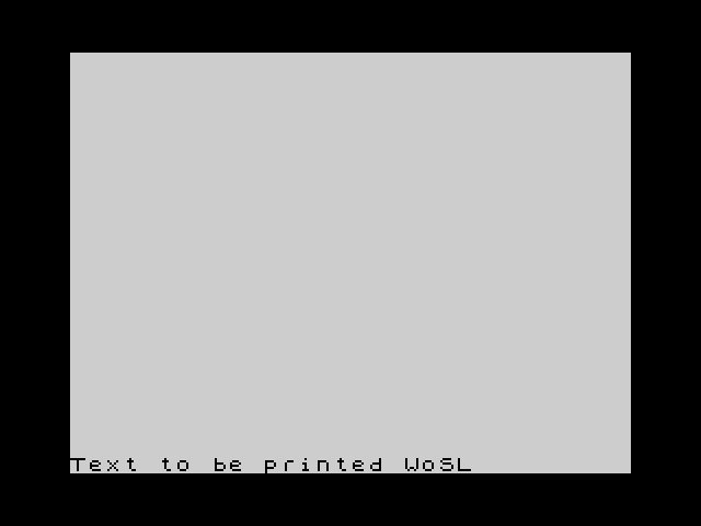 ZX Printer Chars image, screenshot or loading screen