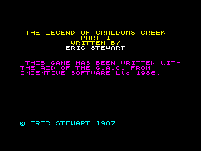 The Legend of Craldons Creek image, screenshot or loading screen