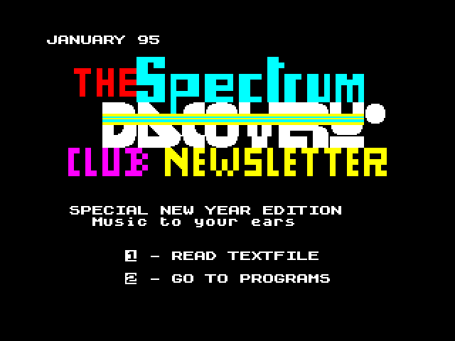 Spectrum Discovery Club Newsletter 40 image, screenshot or loading screen